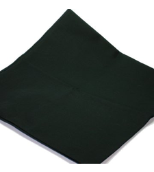 Large plain bandana headscarf 27 inches square 100% cotton BLACK
